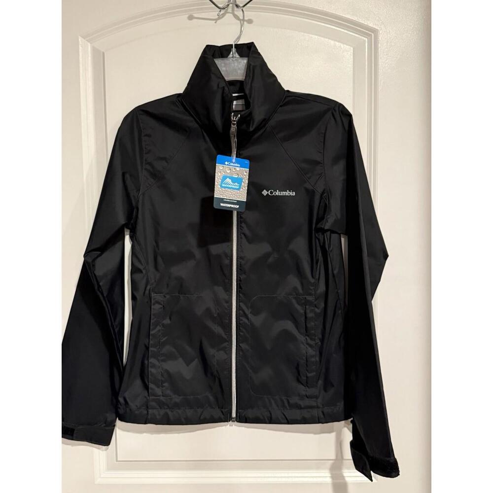 Columbia Women's Switchback III Rain Windbreaker Jacket Black WL0127-01 Size XS - Picture 5 of 11